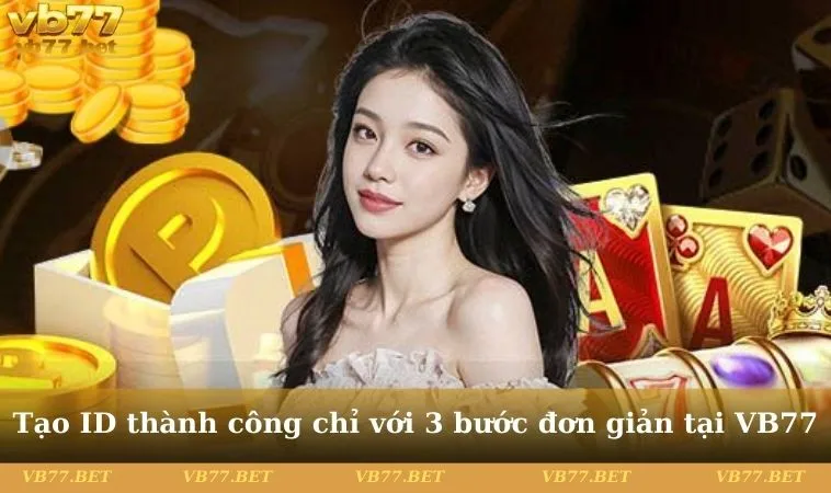 Tạo ID thành công chỉ với 3 bước đơn giản tại VB77